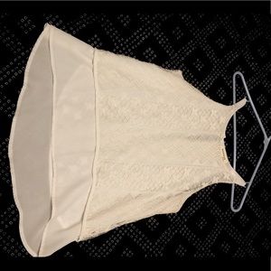 Cute white summer tank